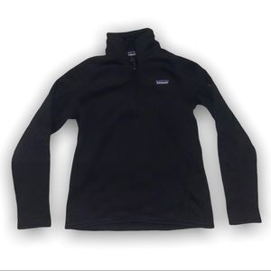 Patagonia Women's Better Sweater 1/4-Zip Fleece in Black - Size M